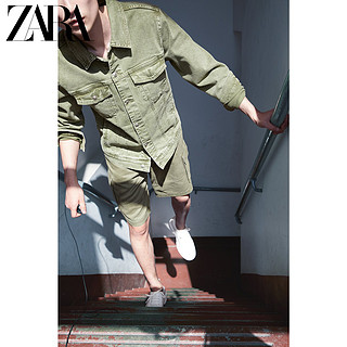 ZARA 新款 男装 牛仔夹克外套 04454401505