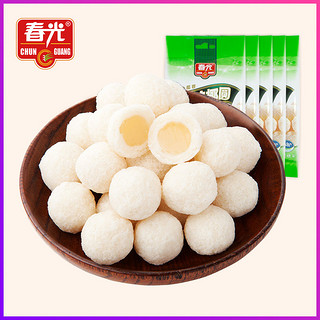 春光食品 海南特产 糖果 软糖类原味椰圆 120g*5 袋装 椰奶夹心