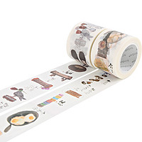 kinbor和纸胶带原创手帐胶带整卷贴纸DIY彩色装饰贴一物一味一花