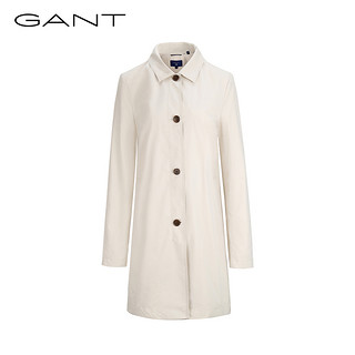 GANT 甘特 4750012 女士时尚休闲净色长款风衣