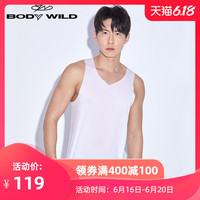 爱慕旗下宝迪威德净痕打底无袖上衣运动健身外穿背心男ZBN11JD1
