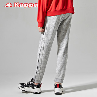 KAPPA卡帕男款运动裤加厚串标长裤休闲小脚收口卫裤