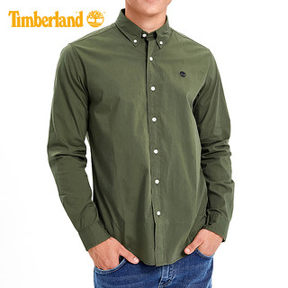 Timberland添柏岚男装新款刺绣LOGO长袖休闲衬衫|A1LSN