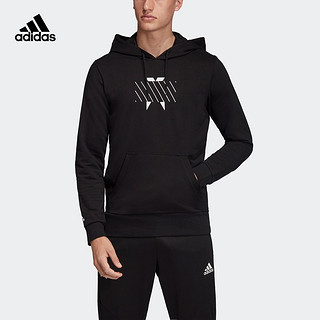 阿迪达斯官网 adidas X GFX HDY 男装创造者足球连帽套头衫EH6412