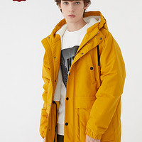 西雅衣家 C&A连帽休闲派克棉衣男2019冬新款工装棉服外套上衣CA200222246