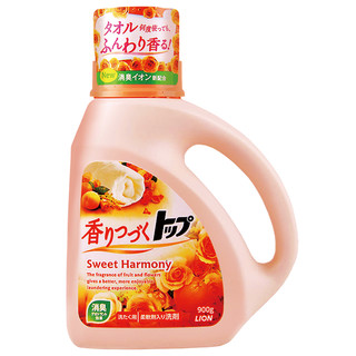LION 狮王 持久香氛柔顺洗衣液 900g*3瓶 花果香