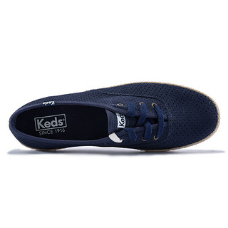 Keds旗舰店 女鞋系带板鞋 帆布鞋 低帮系带单鞋透气休闲鞋WH54534