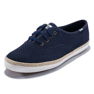 Keds旗舰店 女鞋系带板鞋 帆布鞋 低帮系带单鞋透气休闲鞋WH54534