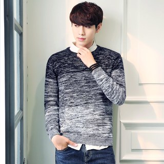 衣品天成春装男2020毛衣韩版圆领套头针织衫线衣打底衫青年上衣