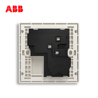 ABB开关插座面板轩致无框朝霞金色五孔插座套装10只装家用电源