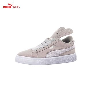 puma彪马儿童休闲鞋女童板鞋2019春季新品可爱兔子耳朵毛绒鞋面