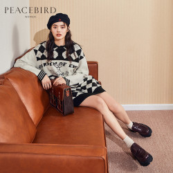太平鸟 PEACEBIRD AWFA94229 女士毛衣连衣裙