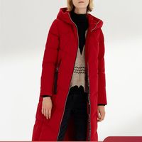 波司登女羽绒服连帽长款新品厚款保暖通勤防寒外套B90141020Q