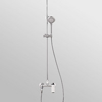 德国贝朗欧帕不锈钢淋浴柱可升降挂墙式五功能淋浴花洒套装