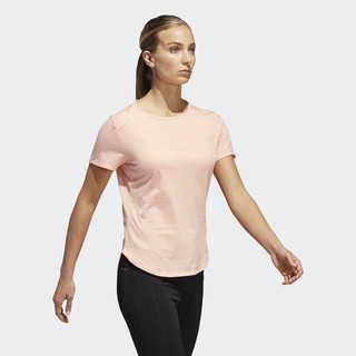 阿迪达斯 adidas官网 女装跑步套头圆领短袖T恤CF2124CF2126CW3316CW3317