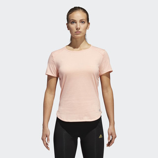 阿迪达斯 adidas官网 女装跑步套头圆领短袖T恤CF2124CF2126CW3316CW3317