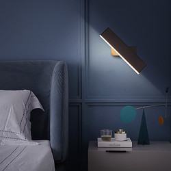 AOZZO 奥朵 客厅壁灯简约现代卧室床头过道书房北欧创意个性走廊壁灯具