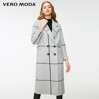 Vero Moda 319127507 格纹毛呢大衣