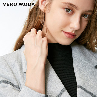 Vero Moda 319127507 格纹毛呢大衣
