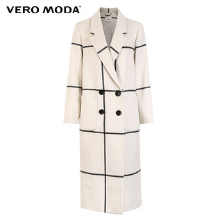 Vero Moda 319127507 格纹毛呢大衣