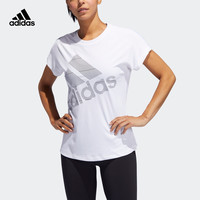 阿迪达斯 adidas官网夏季女训练运动圆领短袖T恤EB4496 EB4495EB4498