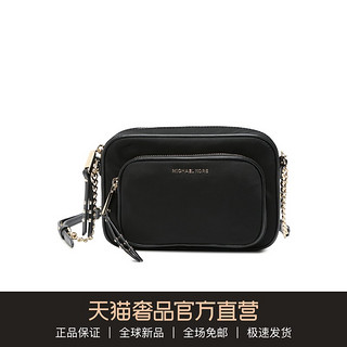 Michael Kors/MK 黑色简约百搭金属LOGO女包链条单肩包