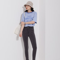 韩都衣舍2020春季韩版女装紧身打底显瘦百搭时尚牛仔裤女PT9248禧