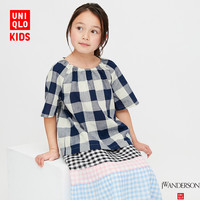 童装/女童 打褶衬衫(水洗产品)(短袖) 430115