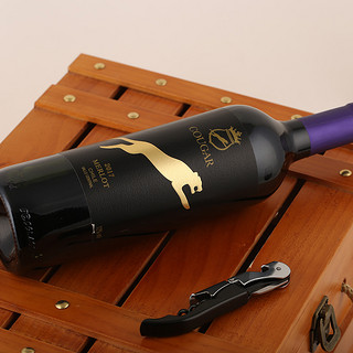 COUGAR 美洲狮 中央山谷美乐干型红葡萄酒