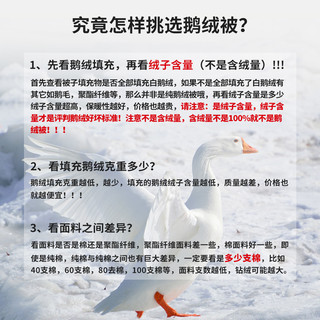 ERAL 艾莱依 羽绒被80S柔赛丝95白鹅绒扭花冬被加厚双人五星级酒店