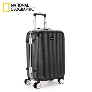National Geographic国家地理铝框拉杆箱女旅行箱男万向轮行李箱
