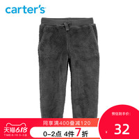 Carters男童裤子春秋款儿童加绒保暖裤休闲裤子长裤棉裤248G949