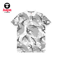 Aape 男装春夏米字旗猿颜徽章潮流迷彩多色POLO衫0260XXC