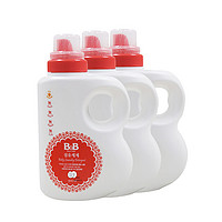 88VIP：B&B 保宁 必恩贝韩国进口婴儿新生儿专用洗衣液1.5L*3桶装低泡清洁