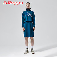 Kappa卡帕两件套裙女长袖连衣裙高领裙中长裙