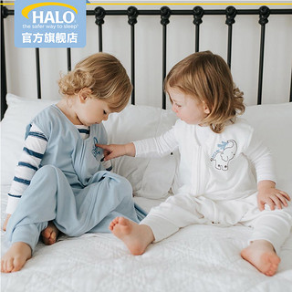 美国HALO幼儿分腿式儿童睡袋春夏透气款睡眠家居两用睡衣0-2岁