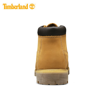 Timberland添柏岚踢不烂户外休闲鞋防水潮靴中帮鞋男|23061W 小麦色 40