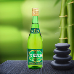 竹叶青 山西汾酒杏花村 竹叶青酒38度玻竹475ml*12瓶酒水