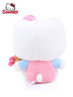 新品sanrio Hello Kitty凯蒂猫毛绒公仔蝴蝶可爱亮灯毛绒娃娃礼物