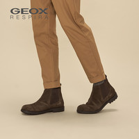 GEOX/健乐士切尔西靴男短靴秋冬复古时尚舒适透气U845HD
