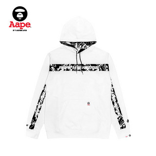 Aape 3468XXB 男士加绒连帽卫衣