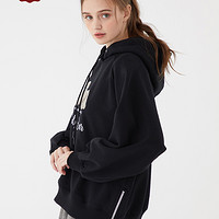 西雅衣家 C&A小熊卡通印花宽松套头休闲卫衣女士学生冬季上衣CA200222547-2