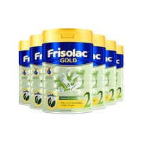 Friso 美素佳儿 金装系列 较大婴儿奶粉 新加坡版 2段 900g*6罐