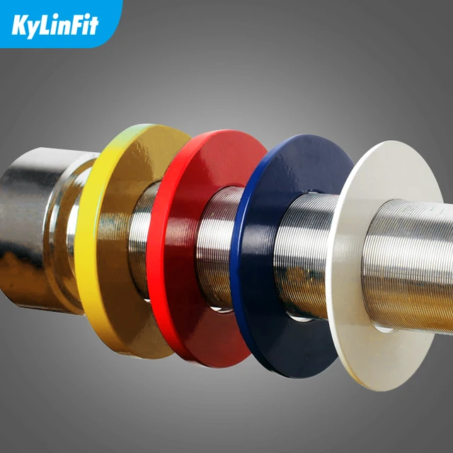 健身器材配件增重杠铃片哑铃配重片喷漆铁芯片举重片器械训练负重