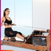 汇祥划船机 水阻划船机家用智能静音 木质纸牌屋商用划船健身器