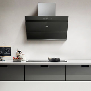 haier/海尔 cxw-219-e900c12 侧吸式油烟机 黑色