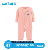 Carters春新款包脚连体衣新生婴儿包脚连体衣婴儿外出服115G551