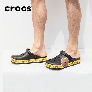 crocs 卡骆驰 洞洞男女卡骆驰LINE Friends卡骆班涉水沙滩包头凉鞋|205791