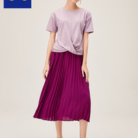 GU 极优 316262 女装带抽绳T恤