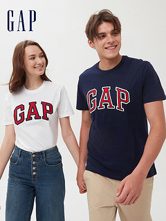 Gap 盖璞 513858 纯棉LOGO圆领T恤